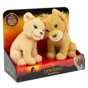 Peluches Simba y Nala Rey León