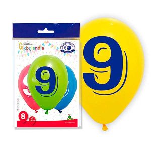 Bolsa Globos Número 9