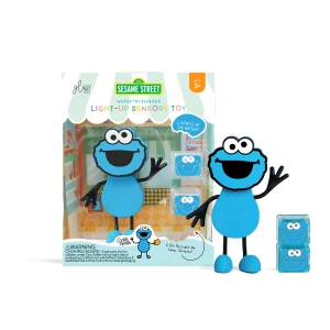 GloPals Set Personaje + 2 Cubos luz COOKIE MONSTER