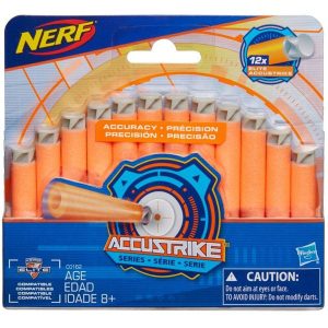 Pack 12 Dardos Accustrike Nerf Elite