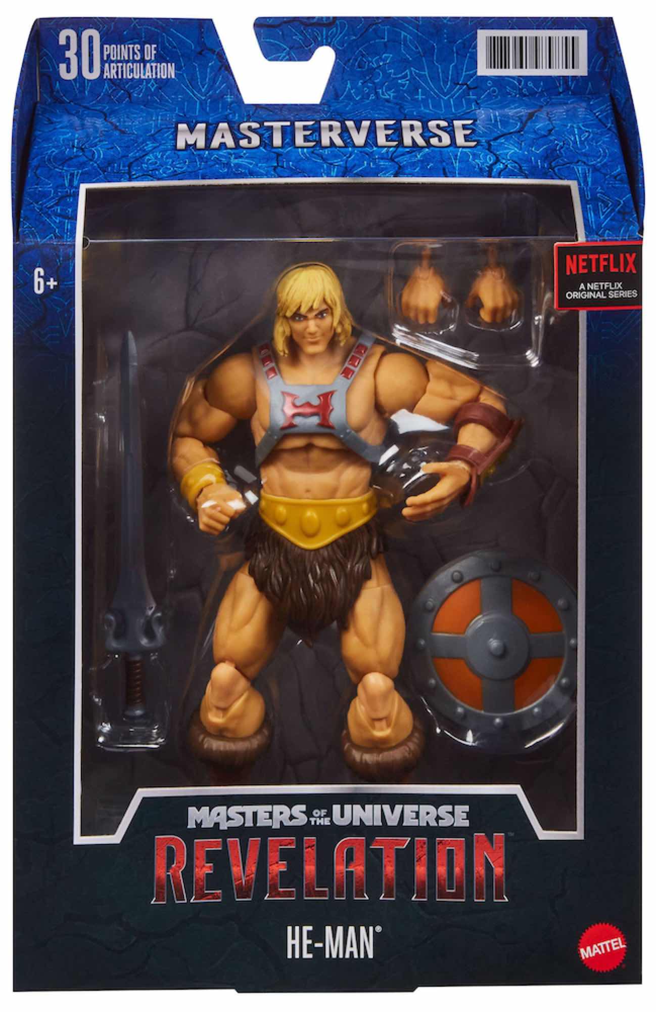Masters of the Universe Revelation Figura He Man 18 cm (MATTEL)