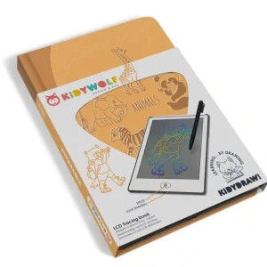 Pizarra de dibujo LCD con plantillas «Animales» – Kidywolf
