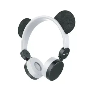 Auriculares Panda blanco y negro – Kidywolf