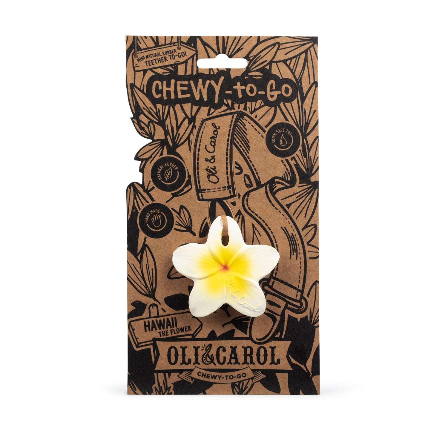 Hawaii La Flor Mini Mordedor Bebé Oli & Carol