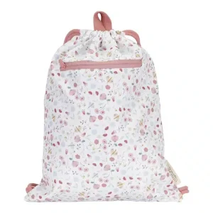 Bolsa gym rosa flores y mariposas – Little Dutch