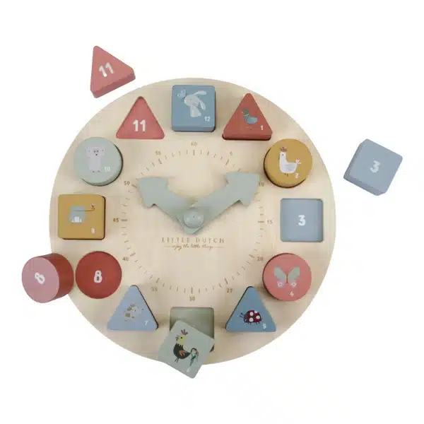 Puzle encajable reloj – Little Dutch