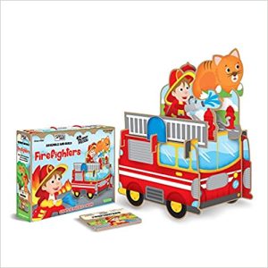 FIREFIGHTERS Puzzle 3D+Libro en Inglés (SASSI JUNIOR)
