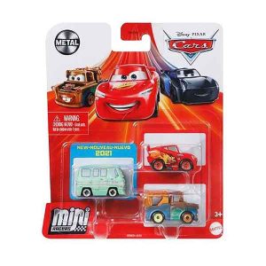 Cars Pack 3 Coches Mini Racers Team Rustez