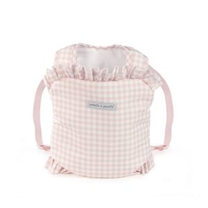 Mochila Portabebé Vichy Rosa (PASITO A PASITO)