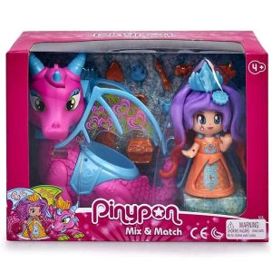 PinyPon Queens Pack Figura y Dragón (FAMOSA)