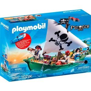 Playmobil 70151 Barco Pirata con motor submarino