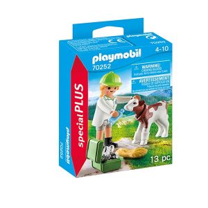 Playmobil 70252 Veterinaria con Ternero