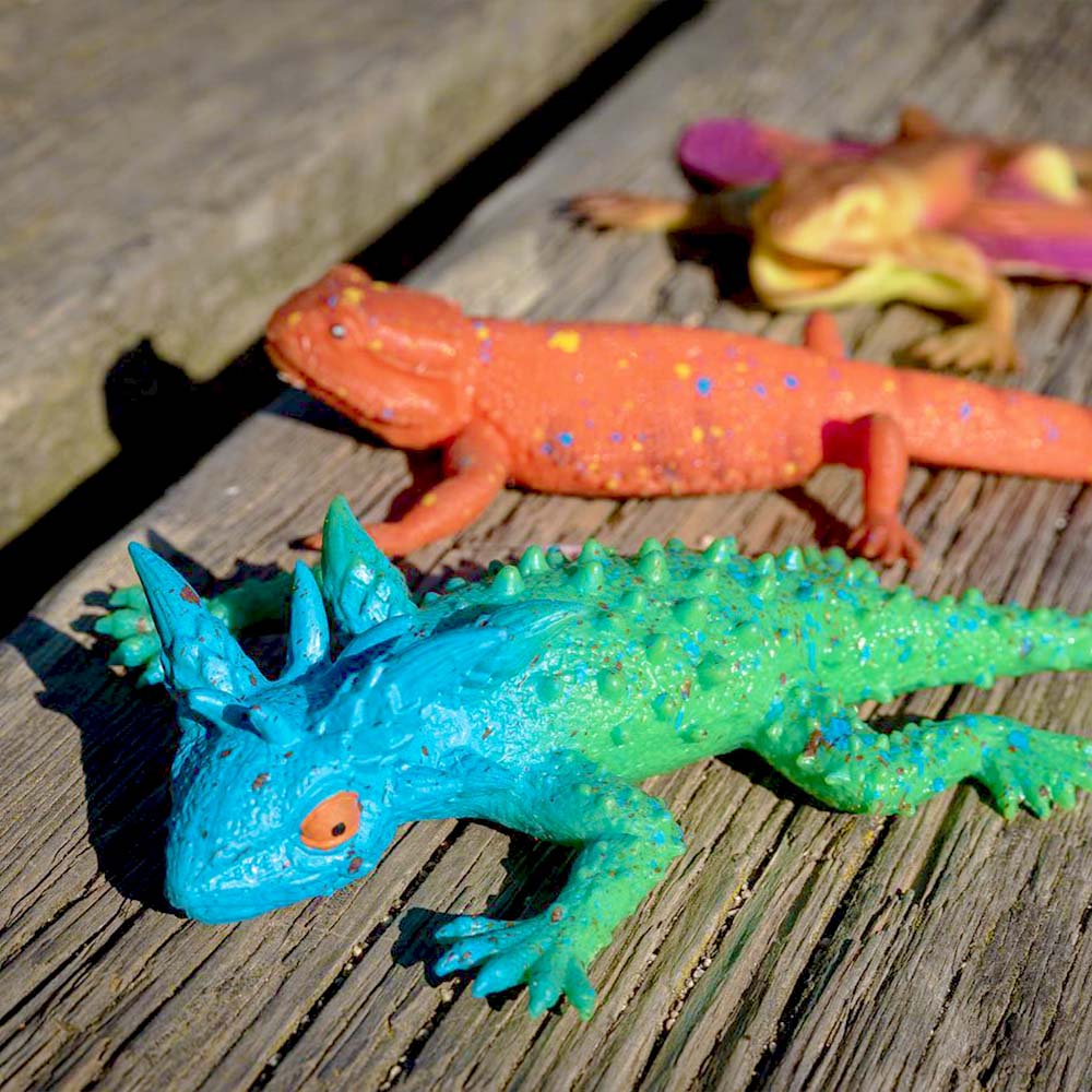 Muñeco estirable Dragón crestado | Reptiles - Imagen 3