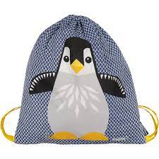 Talega Saco Plano Pinguino Algodón Orgánico (COQ EN PÂTE)