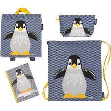 Talega Saco Plano Pinguino Algodón Orgánico (COQ EN PÂTE) - Imagen 2