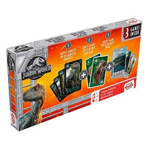Juego de Cartas Jurassic World Tripack 3 en 1