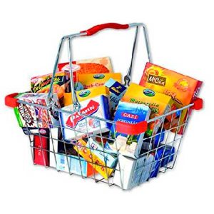 Cesta Metálica con Comiditas