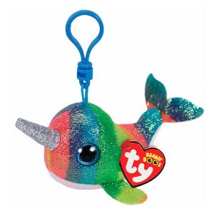 Llavero Ty Beanie Boos Ballena Unicornio Nori 10cm