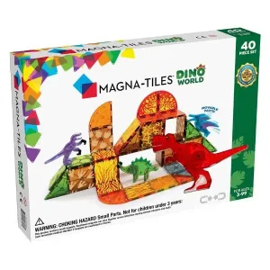 Set Dino Worl 40 piezas imantadas – Magna-Tiles