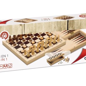 Ajedrez, Damas y Backgammon 29 X 29 CM. (CAYRO)