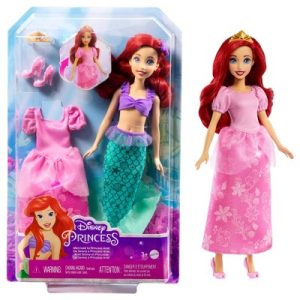 Princesa Disney Ariel 2-in-1 Sirena y Princesa (MATTEL)