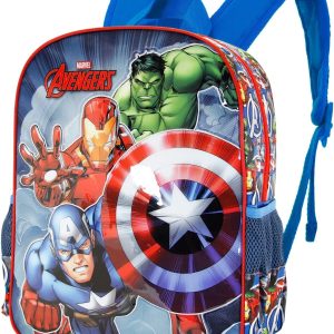 Mochila Los Vengadores Defy-Mochila Basic Azul (31 x 39 cm Capacidad 18.2 L)