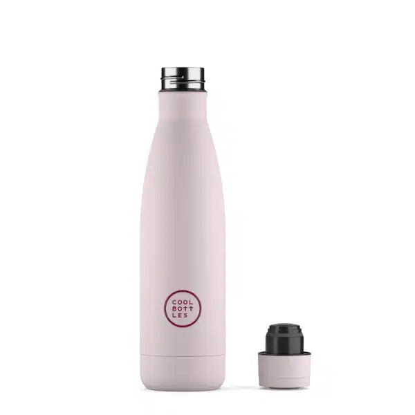 Botella de acero Pastel Pink 500 ml. – Cool Bottles - Imagen 2