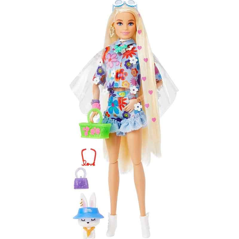 Barbie Fashionista Extra Rubia con Conjunto Floral (MATTEL) - Imagen 2
