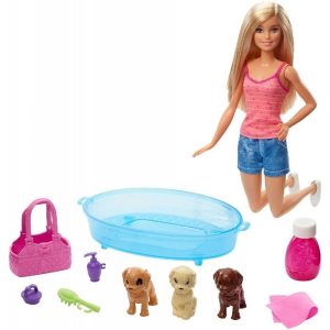 Barbie Baño Con Perritos (MATTEL)