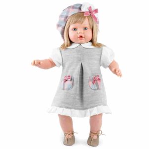 BEBÉ ANDREA 63CM ESTUCHE MARINA&PAU