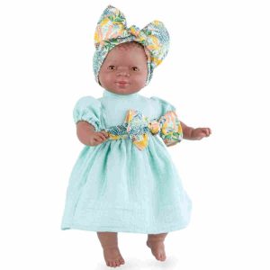BEBÉ MARÍA 45CM ESTUCHE VESTIDO CELESTE