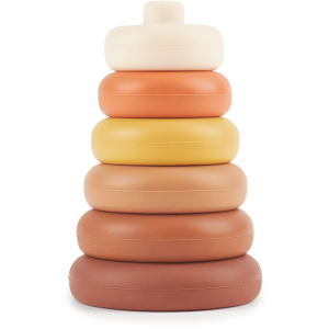 bieco Torre apilable de silicona Chocolate Bliss