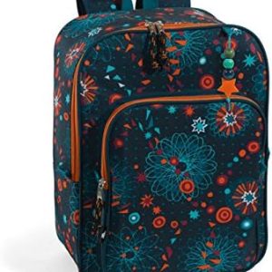 Mochila Escolar Big Bang Negro y Naranja (BUSQUETS)