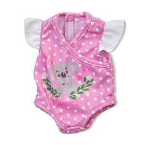 Body manguita volante diseño koala para Nenuco 35 cm. (FAMOSA)