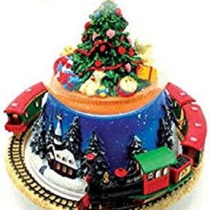 Bola de nieve musical árbol de Navidad y Tren 550052 (CAJAS DE MÚSICA)