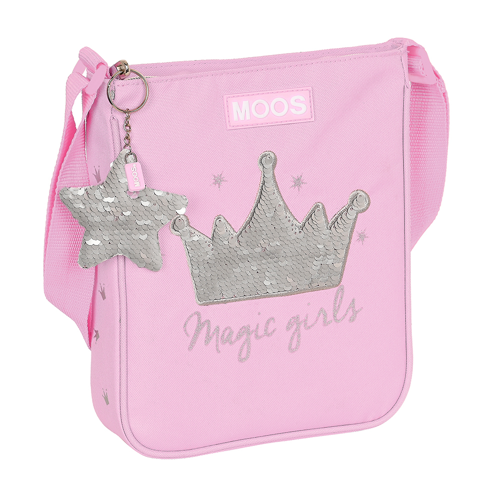 Bolsito bandolera reciclable Moos «MAGIC GIRLS» (SAFTA)