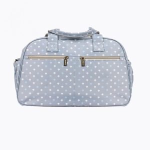 Bolso maternal Trendy Grey Palmira Azul Kiwisac