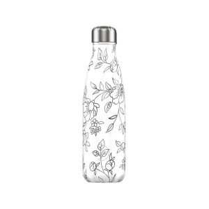 Botella Chilly Drawing Flores 500 Ml.