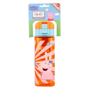 Botella Peppa Pig Robot con cierre 550 ml. (STOR)