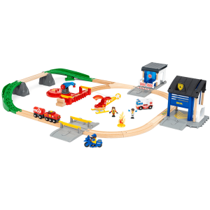BRIO ® Set de Policía y Bomberos Deluxe de juguete
