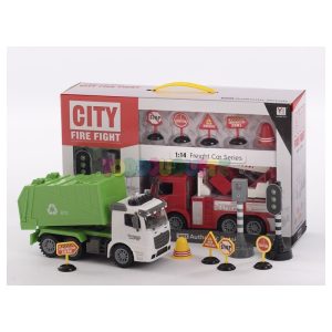 Camión basura reciclaje señales 1:14City Transport