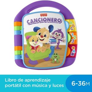 Libro Interactivo de Aprendizaje Cancionero Luces y Sonidos para bebé +6 Meses (Fisher-Price)