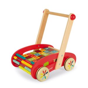 Carrito ABC Buggy Tatoo 30 cubos Janod