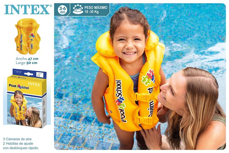 Chaleco Hinchable Seguridad 50 x 47 cm. + 3 años (INTEX)