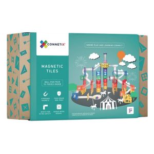 Connetix Circuito de Bolas Construcción Magnética Ball Run Pack 92 Piezas