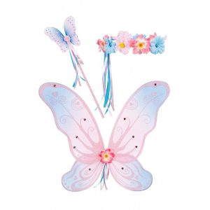 Conjunto Elfo Nathalee Alas+Varita+Corona (SOUZA)