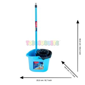 Conjunto Fregona y Cubo Vileda Azul