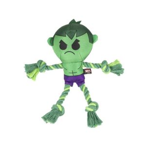 CUERDA DENTAL PARA PERRO HULK MARVEL