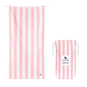 Toalla Cabana Rosa pastel XL – Dock and Bay