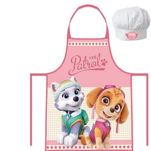 Delantal y Gorro Cocina Patrulla Canina Sky y Everest (NICKELODEON)